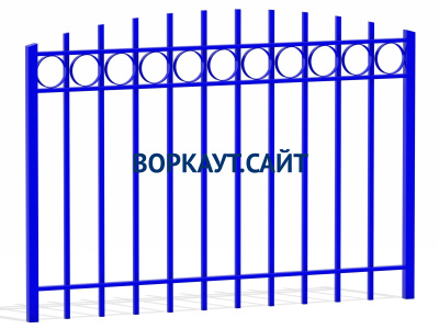 Ограждение спортивной площадки МАФ 5005 в Карачаево-Черкесской Республике