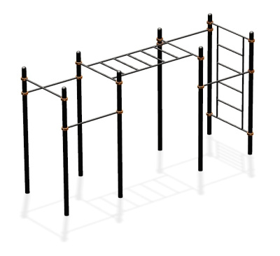 Спортивный комплекс воркаут ВС-54 в Карачаево-Черкесской Республике