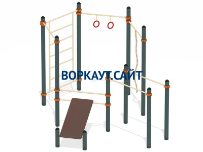 Спортивный комплекс воркаут ВС-49 в Карачаево-Черкесской Республике Спортивный комплекс воркаут ВС-49 в Карачаево-Черкесской Республике