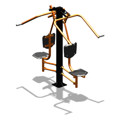 Уличный тренажер  "Верхняя тяга двойная"  УТ207 в Карачаево-Черкесской Республике